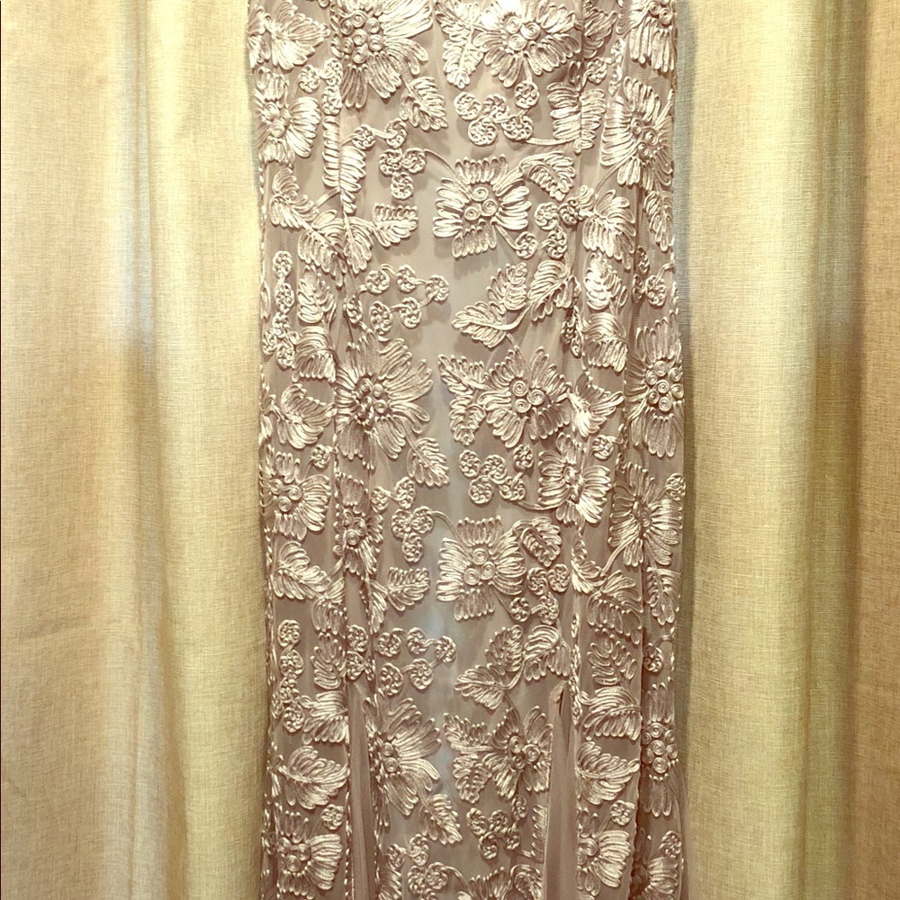 Silver wedding dress